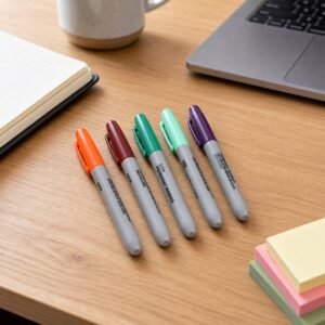 22109_02_marker_3a2e6fe5-77f6-45b8-a268-80daf8aafce1.jpg Permanent Marker � Waterproof, Quick-Dry Multicolor Writing Pen