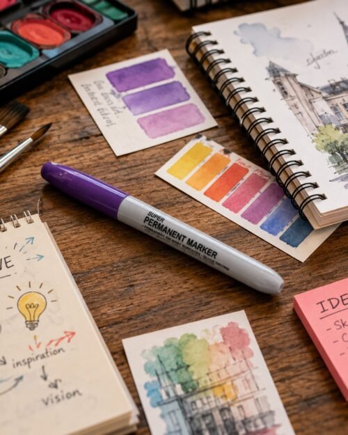 22109_04_marker_4debeed6-c3d0-4141-ae24-7505916747ff.jpg Permanent Marker � Waterproof, Quick-Dry Multicolor Writing Pen