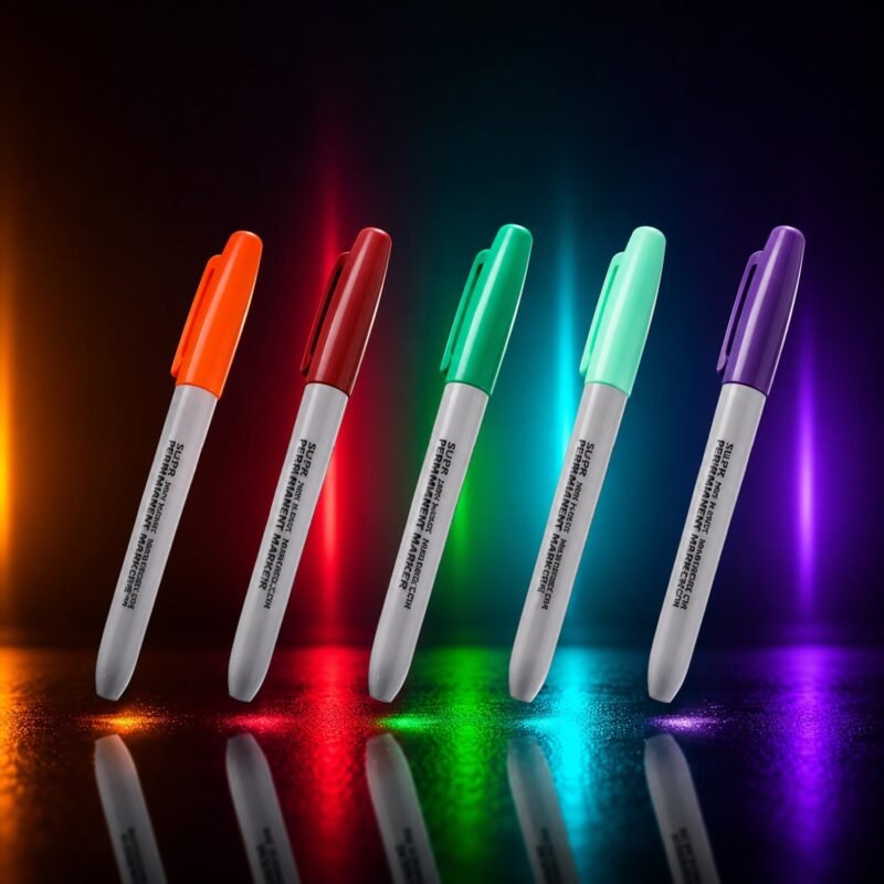 22109_07_marker_f8a33eac-f74c-4b83-a212-b37b5598d9ca.jpg Permanent Marker � Waterproof, Quick-Dry Multicolor Writing Pen