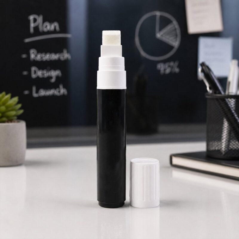 22111_04_d53537c0-3f04-4b6c-8b9b-c1717f2e3e6c.jpg Black Chalk Marker Pen � Liquid Erasable for Chalkboard & Glass
