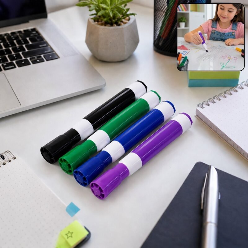 Dry Erase Marker � Vibrant Colors for Whiteboards & Glass Surfaces