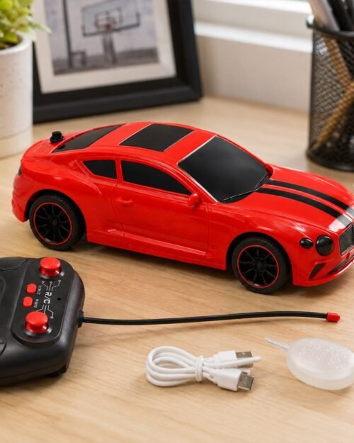 High-Speed Remote Control Sports Car � Durable, Bright Lights & Quick Movements