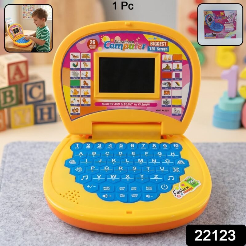 22123_02_with_sku_d1bb6a55-2fcc-481b-9304-3cd73535d26c.jpg Kids Educational Laptop � Learning Alphabets, Numbers & Music