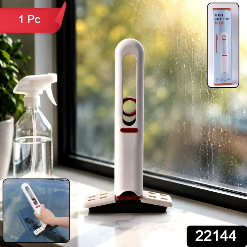 22144-02-sku_9833f7e6-9f28-4495-bdde-f285707d2c60.jpg Handheld Mini Cotton Mop � Quick & Streak-Free Cleaning Tool