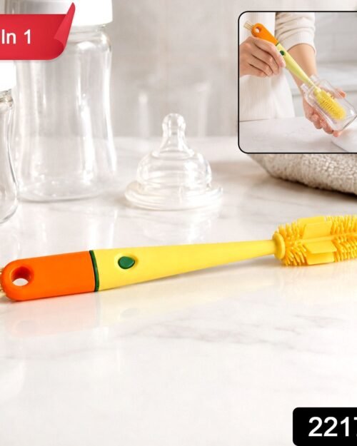 4 in 1 Silicone Bottle Cleaning Brush � Hygienic & Reusable