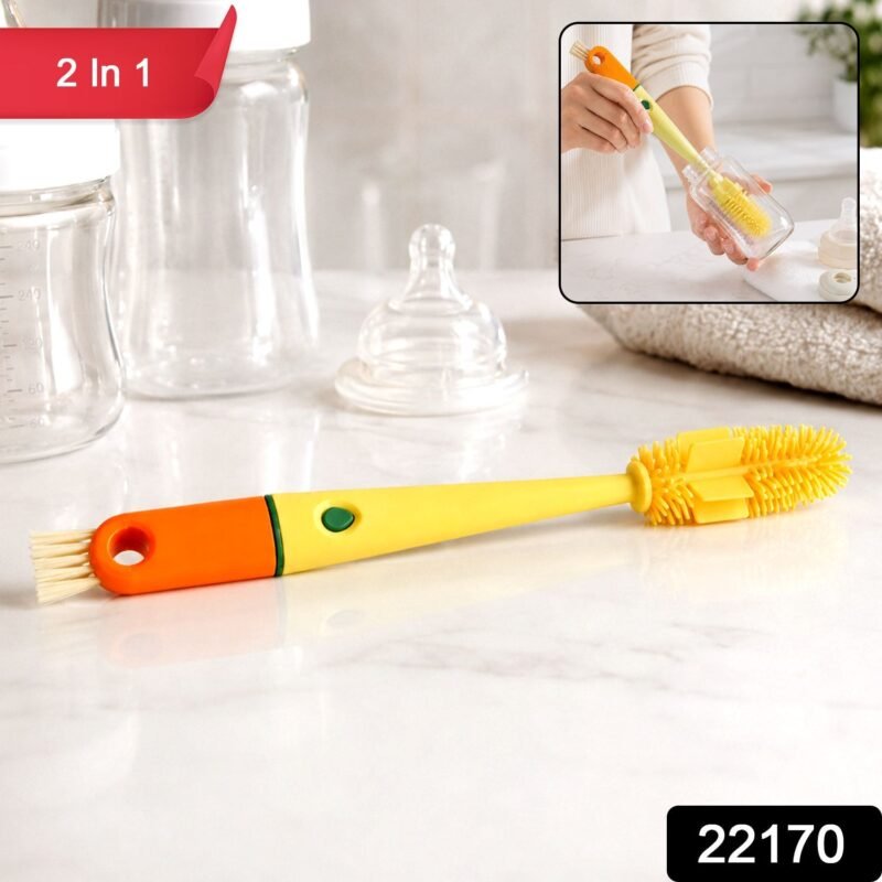 4 in 1 Silicone Bottle Cleaning Brush � Hygienic & Reusable
