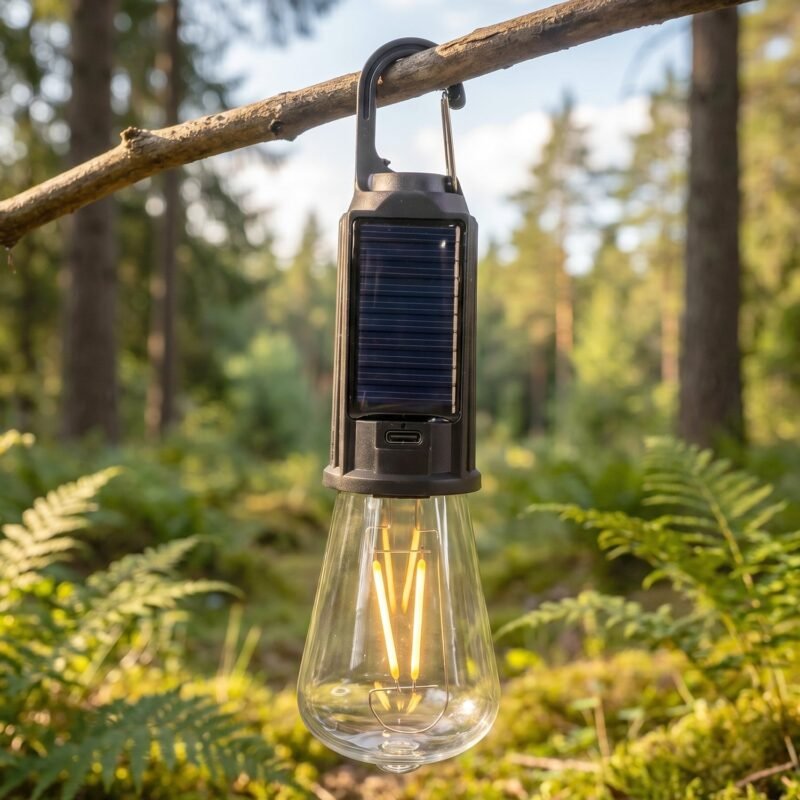 22703-01-no-sku_b39ba4f9-082f-463e-bf52-b25ba59105d5.jpg Solar Rechargeable Camping Lamp � Eco-Friendly & Portable Lighting