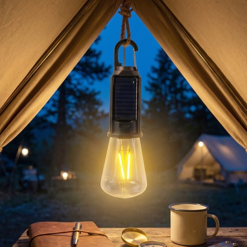 22703-08-live_a8824bb3-2fd3-4a8f-83ad-be85d5366c49.jpg Solar Rechargeable Camping Lamp � Eco-Friendly & Portable Lighting