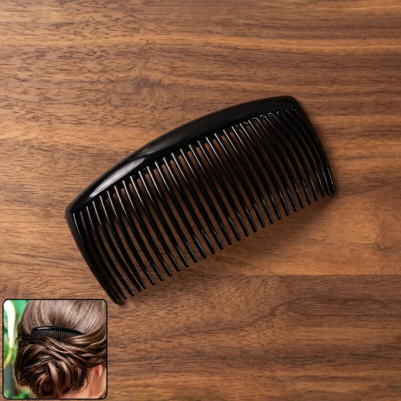 Plastic Hair Styling Side Comb � Firm Grip for Updos & Buns