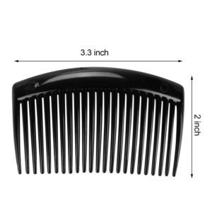 Plastic Hair Styling Side Comb � Firm Grip for Updos & Buns