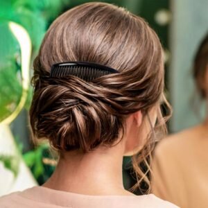 Plastic Hair Styling Side Comb � Firm Grip for Updos & Buns