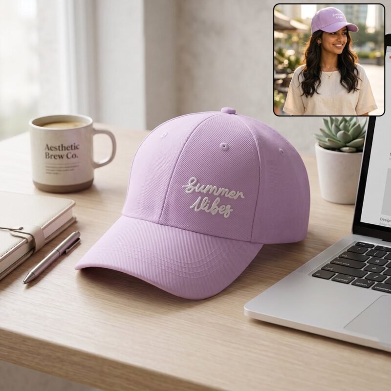Summer Vibes Embroidered Baseball Cap � Stylish Sun Protection