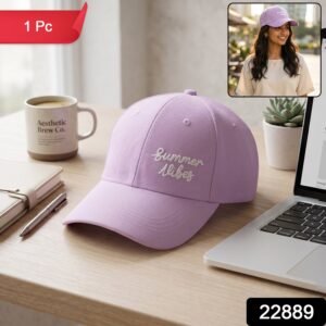Summer Vibes Embroidered Baseball Cap � Stylish Sun Protection