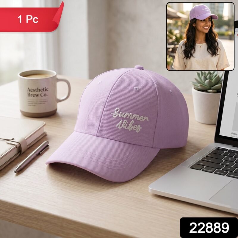 Summer Vibes Embroidered Baseball Cap � Stylish Sun Protection