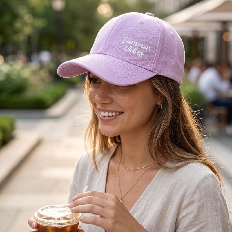 Summer Vibes Embroidered Baseball Cap � Stylish Sun Protection