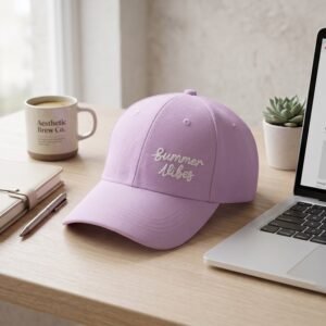 Summer Vibes Embroidered Baseball Cap � Stylish Sun Protection