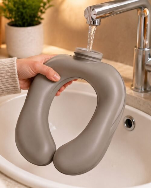 U Shape Hot Water Bottle � Neck & Shoulder Pain Relief & Warmth