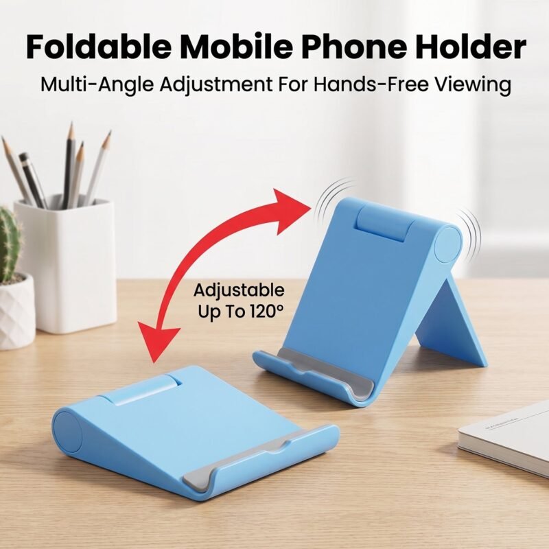 Mobile Phone Stand � Adjustable, Foldable & Portable for Desk Use