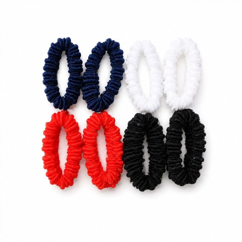 Elastic Hairband Set � Gentle Grip & Vibrant Colors for All-Day Hold