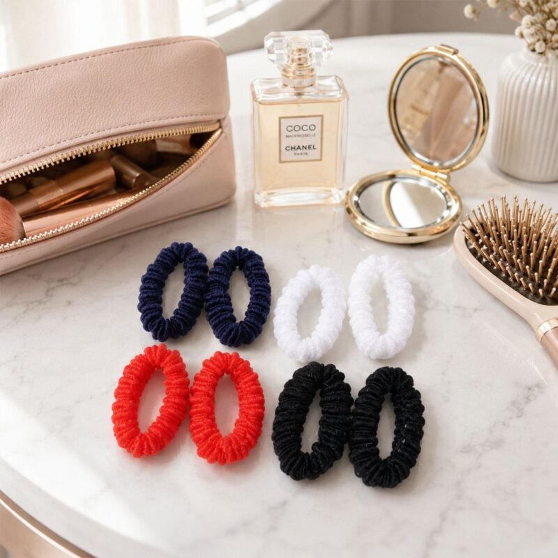Elastic Hairband Set � Gentle Grip & Vibrant Colors for All-Day Hold