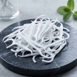 2-in-1 Dental Floss & Toothpick Sticks - Portable & Hygienic