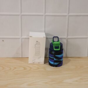 Sili Fold Collapsible Silicone Water Bottle � Leakproof & Portable