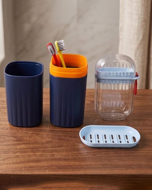 Bathroom Accessories Combo Set � Stylish & Travel-Friendly Organisation
