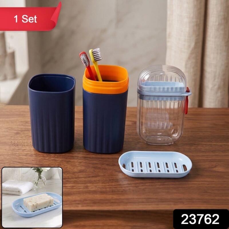 Bathroom Accessories Combo Set � Stylish & Travel-Friendly Organisation