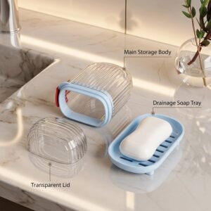 Bathroom Accessories Combo Set � Stylish & Travel-Friendly Organisation