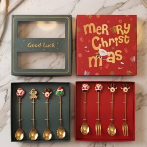 Mix Golden Cartoon Spoon Set � Stylish & Durable Tableware