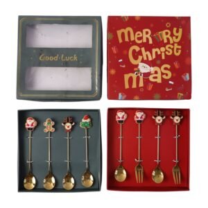 Mix Golden Cartoon Spoon Set � Stylish & Durable Tableware