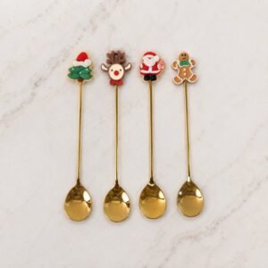 Mix Golden Cartoon Spoon Set � Stylish & Durable Tableware