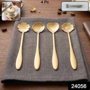 Mini Golden Serving Spoon Set � Elegant Stainless Steel Design