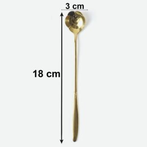 Mini Golden Serving Spoon Set � Elegant Stainless Steel Design