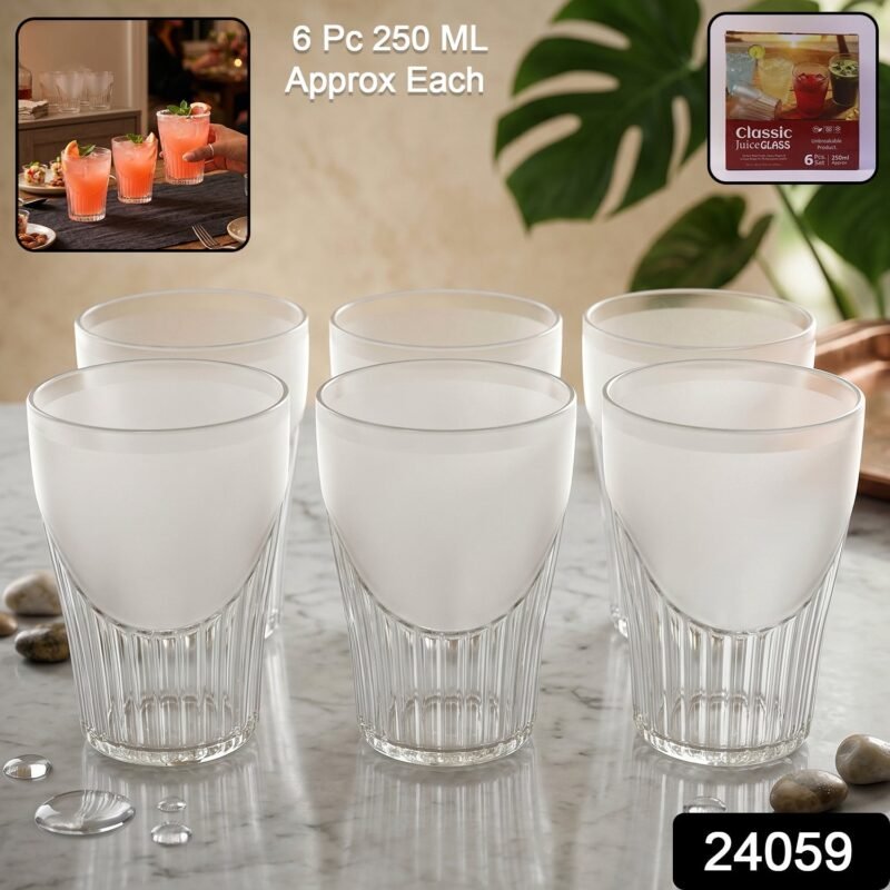 24059-02-sku_2e756cf1-33e3-4fe1-a617-54dd23ae350d.jpg Unbreakable Plastic Juice Glass Set � Safe & Stylish Drinkware for Home