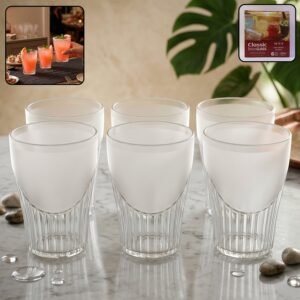 24059-03-product_f9b3fcd0-a305-49e1-9384-4acb7ddc64bf.jpg Unbreakable Plastic Juice Glass Set � Safe & Stylish Drinkware for Home