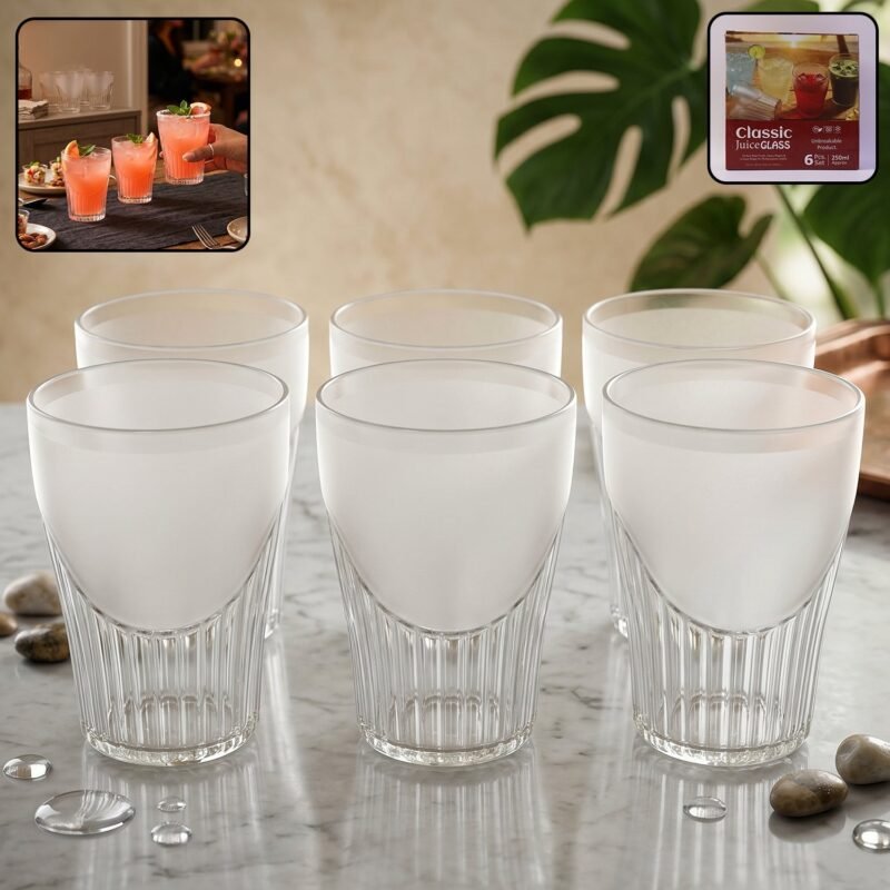 24059-03-product_f9b3fcd0-a305-49e1-9384-4acb7ddc64bf.jpg Unbreakable Plastic Juice Glass Set � Safe & Stylish Drinkware for Home
