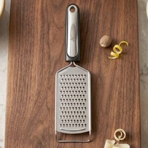 24503-03-product_4f3d8891-f672-4fbd-986c-d49aa04a76a6.jpg Stainless Steel Cheese Grater � Compact & Easy to Store for Kitchen Use