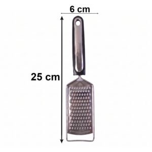 24503-06-size_aafb2540-06b2-468f-a346-b5ef7cd051a8.jpg Stainless Steel Cheese Grater � Compact & Easy to Store for Kitchen Use