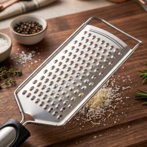 24503-08-live_852faa70-302a-4f47-ba8d-cdabd8068944.jpg Stainless Steel Cheese Grater � Compact & Easy to Store for Kitchen Use