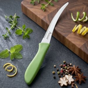 24512-01-no-sku_6c938364-cc4b-4be5-8550-884fdbf2a3e0.jpg Kitchen Utility Knife � Sharp, Curved Serrated Blade for Precise Cutting