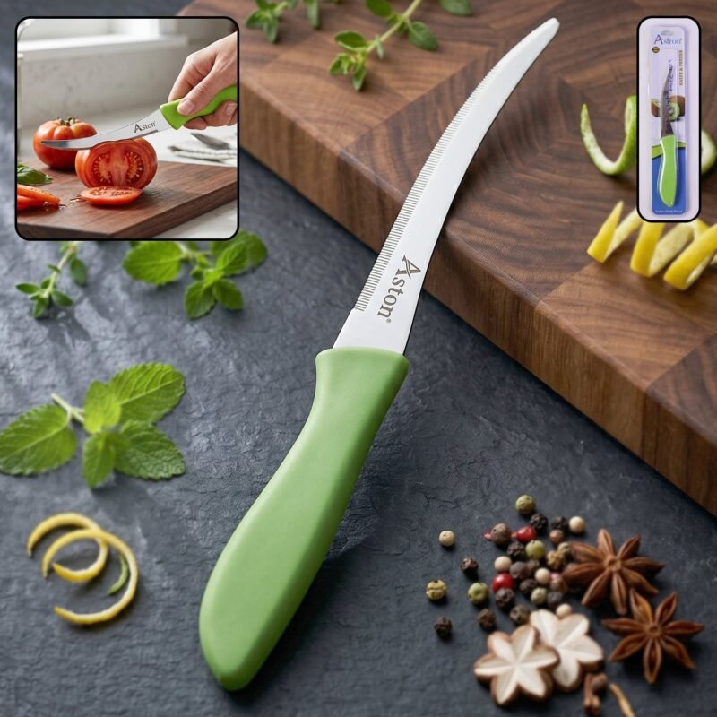 24512-03-product_5cf71871-60bf-4594-b148-cd0263d926b1.jpg Kitchen Utility Knife � Sharp, Curved Serrated Blade for Precise Cutting