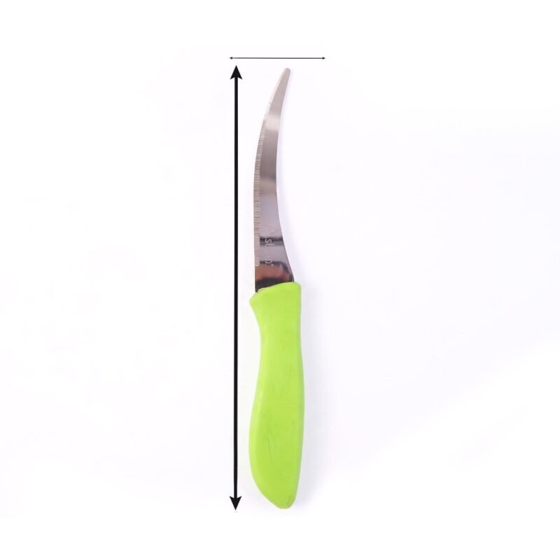 24512-06-size_4825579e-1996-4bc5-817c-8d94ba5d9e40.jpg Kitchen Utility Knife � Sharp, Curved Serrated Blade for Precise Cutting