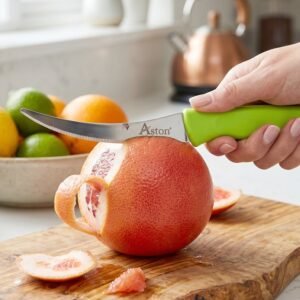 24512-09-live_31aebf2c-76de-445c-aa33-b55187eb26c5.jpg Kitchen Utility Knife � Sharp, Curved Serrated Blade for Precise Cutting