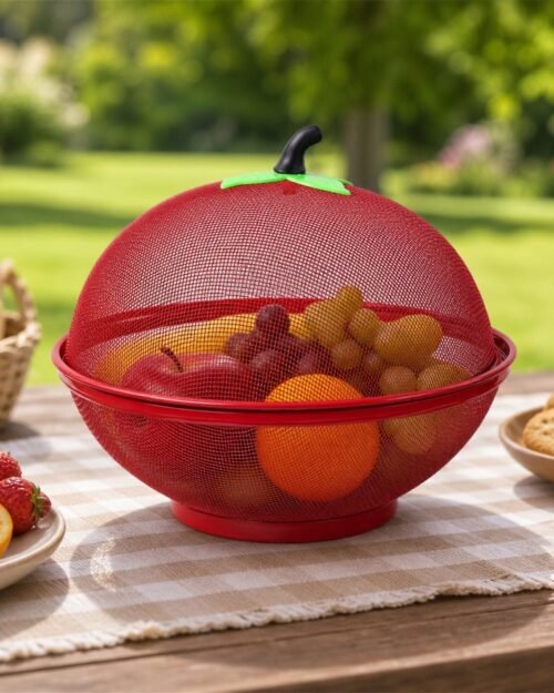 Apple Shaped Metal Net Fruit Basket � Stylish Kitchen Storage
