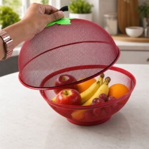 24521-03-product_6e33feed-b687-43e4-888b-38ae48b9269a.jpg Apple Shaped Metal Net Fruit Basket � Stylish Kitchen Storage