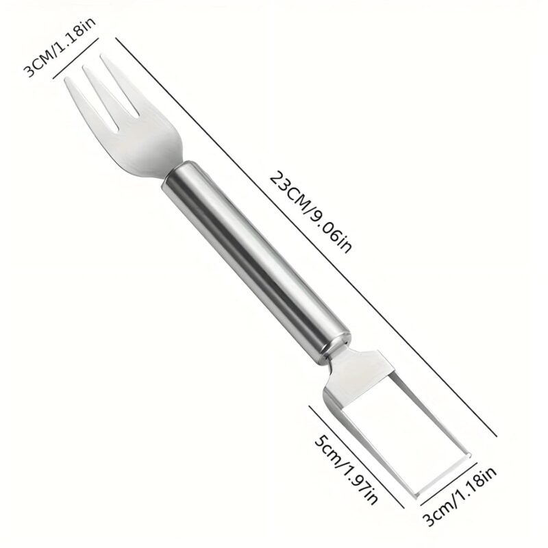 2in1WatermelonForkSlicerSpoon-size.jpg Watermelon Slicer � 2-in-1 Cutter & Server for Easy Fruit Prep