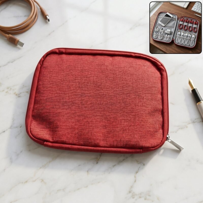4272_01_without_sku_23e840bc-68f2-485f-88e2-25a81a918386.jpg Multi-zip Pouch Organizer � Compact Storage for Travel & Home