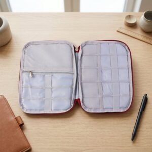 4272_06_open_view_8e839969-96cc-497d-8a4c-7da7210143f8.jpg Multi-zip Pouch Organizer � Compact Storage for Travel & Home
