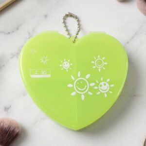 Heart Shape Pill Organizer � Compact Travel-Friendly Storage